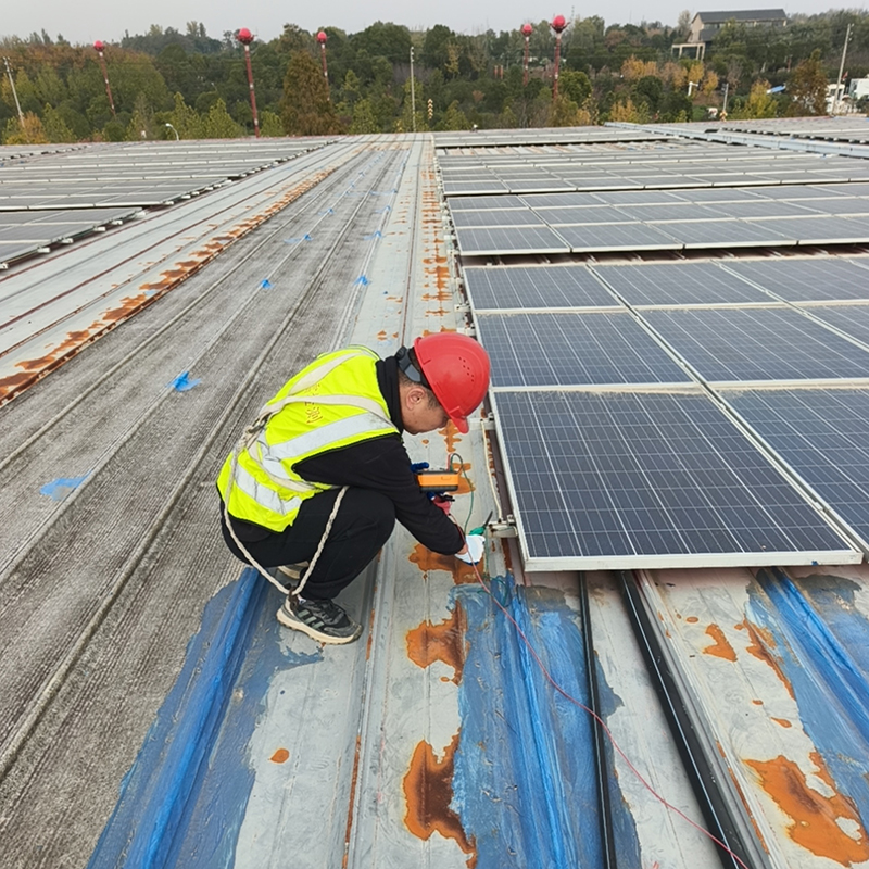 漯河市召陵區(qū)某光伏電站屋面防雷檢測項(xiàng)目